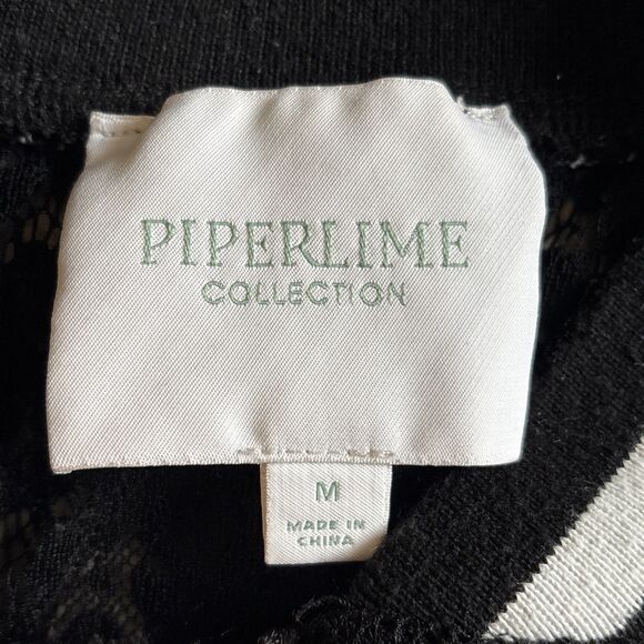 Piperlime Collection Baseball Lace  Bomber Jacket Size Small - Picture 4 of 9